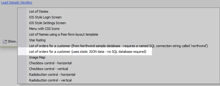 Load List Of Orders Json